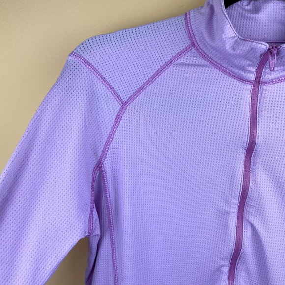 LIJA Lilac Athleisure Half-Zip Workout Top M - Picture 5 of 11